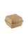 FSC® kraft hamburgerbox 120x120x100mm