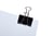 Papierklem MAUL 215 foldback 51mm capaciteit 25mm zwart 6 stuks