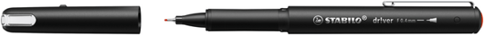 Fineliner STABILO dr!ver fijn rood