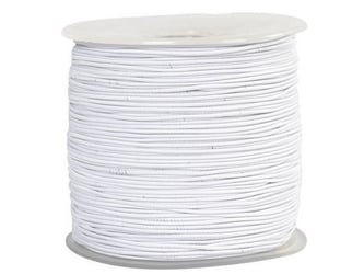 Creotime Koord elastisch 1mm wit/rl250m (rol 250 meter)