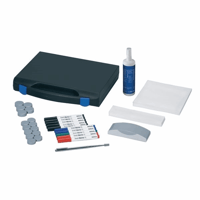 Set whiteboard-toebehoren met kunststofkoffer set