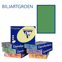 Clairefontaine Trophee kopieerpapier A3 420x297 80 g/m². Kleur: Biljartgroen. Artikelcode: 1992 (Doos à 5 Pak à 500 Vel)