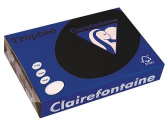 Clairefontaine Trophée Papier, A4, 160 g/m², Zwart (pak 250 vel)