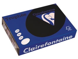 Clairefontaine Trophée Papier, A4, 160 g/m², Zwart (pak 250 vel)
