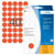 Etiket HERMA 2252 rond 19mm rood 1280 stuks