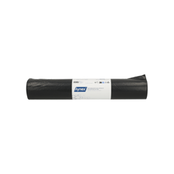 Afvalzak Hynex 60x80cm LDPE recycled T60 60L zwart rol à 20 stuks