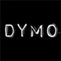 Labeltape Dymo 3D 9mmx3m wit op zwart blister à 3 stuks