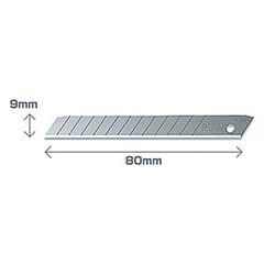 Reservemes Olfa AB-10 9mm/pk10