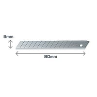 Reservemes Olfa AB-10 9mm/pk10