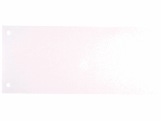 Staples Scheidingsstrook 105 x 240 mm, wit (pak 100 stuks) artikel afbeelding