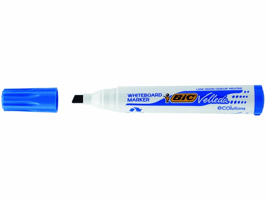 BiC Whiteboard marker Velleda ECOlutions 1751 Large, blauw (doos 12 stuks)