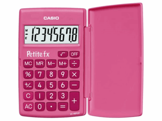 REKENMACHINE CASIO BASISSCHOOL ROZE artikel afbeelding