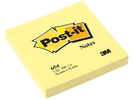 Post-it Notes Canary Yellow 76 x 76 mm (pak 12 stuks)