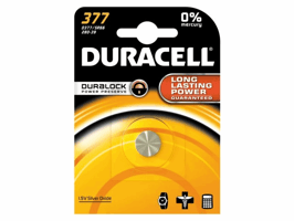 Batterij Duracell knoopcel 1x377 zilver oxide Ø6,8mm 1,5V-18mA