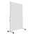 Whiteboard, verrijdbaar staal geëmailleerd h x b x d = 1900x1265x505 mm