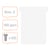 Nobo T-planbordkaarten index 3, ft 120 x 92 mm, wit