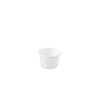 Bakje papier (FSC®) rond wit 1.0oz / 30ml, ø 44 x h27mm