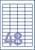 Etiket Avery L4736REV-25 45.7x21.2mm afneembaar wit 1200stuk