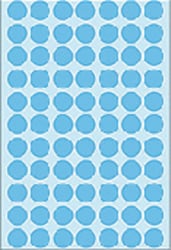 Etiket HERMA 2233 rond 13mm blauw 2464stuks