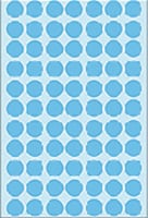 Etiket HERMA 2233 rond 13mm blauw 2464stuks