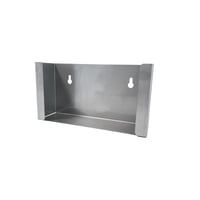 Roestvast stalen dispenser voor dispenserdozen h x b x d = 120x222x65 mm voor wandbevestiging