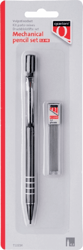 Vulpotlood Quantore 0.5mm + koker met 12 potloodstift artikel afbeelding