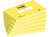 Notitieblok 76x127mm neongeel/pk6