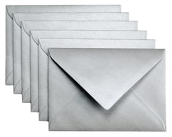 Envelop Papicolor C6 114x162mm Zilver