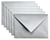Envelop Papicolor C6 114x162mm Zilver artikel afbeelding