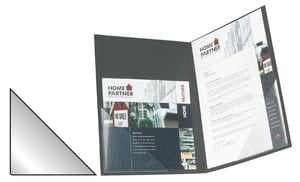 Hoektas Djois 100x100mm zelfklevend PP transparant 12 stuks