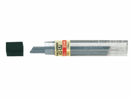 Potloodstift Pentel 2H 0.5mm zwart koker à 12 stuks