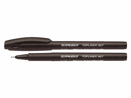 Fineliner Schneider 967 0.4mm zwart