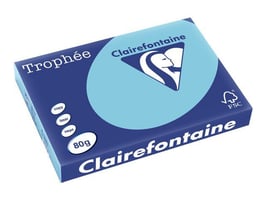 Clairefontaine Trophée Getint Papier, A3, 80 g/m² (pak 500 vel)