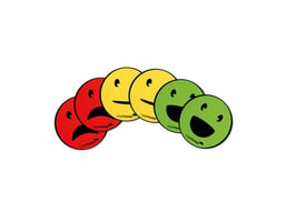Legamaster Magneten Emoticons, 50 mm, Assorti (pak 6 stuks)