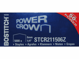 Nieten Bostitch B8 staal STRC2115 6mm gebogen rug 5000 stuks