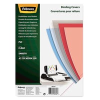 Schutblad Fellowes PVC A3 200mic/pk100