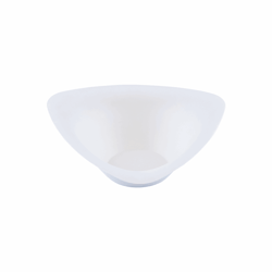 Suikerriet kom "Trigon" 300ml/170x170x50mm, kleur wit artikel afbeelding