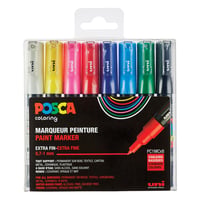 Lakmarker Uni Posca 0,7-1mm assorti/set8