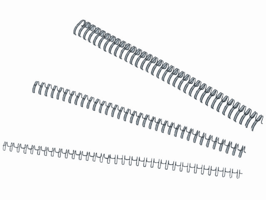 Draadrug 34 rings 6 mm 25 vel Zwart (doos 100 stuks)