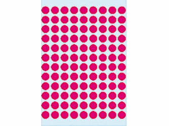 ETIKET HERMA 1836 ROND 8MM 540ST ROZE artikel afbeelding