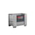Palletbox KUBO met klep inhoud = 610 l grijs