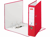 Staples Kunststof ordner Rugbreedte 80 mm, rood artikel afbeelding