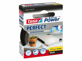 Tesa extra Power Perfect Zwart 56341 artikel afbeelding