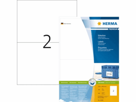 Etiket HERMA 4628 210x148mm A5 premium wit 400 stuks