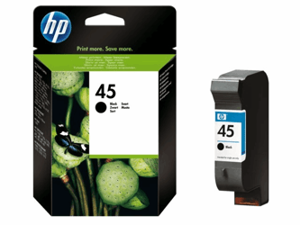 INKCARTRIDGE HP 45 51645AE ZWART  artikel afbeelding