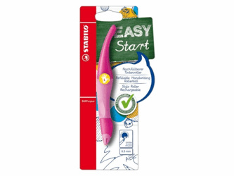 ROLLERPEN STABILO EASY ORIGINAL LINKS ROZE 0,5MM artikel afbeelding