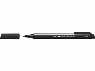 VILTSTIFT STABILO POINT MAX 488/46 ZWART artikel afbeelding