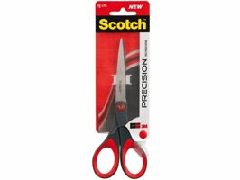Schaar Scotch 18cm precision rood blister