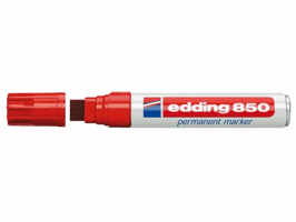 VILTSTIFT EDDING 850 BLOK 5-18MM ROOD  artikel afbeelding