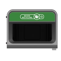 Configure Recyclingstation Mixed Recycling EN 125 ltr, Rubbermaid